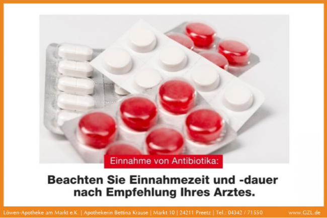 Einnahme von Antibiotika