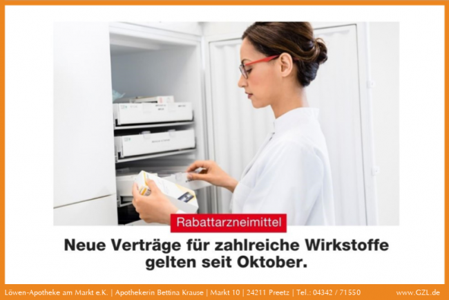 Neue Verträge für zahlreiche Wirkstoffe