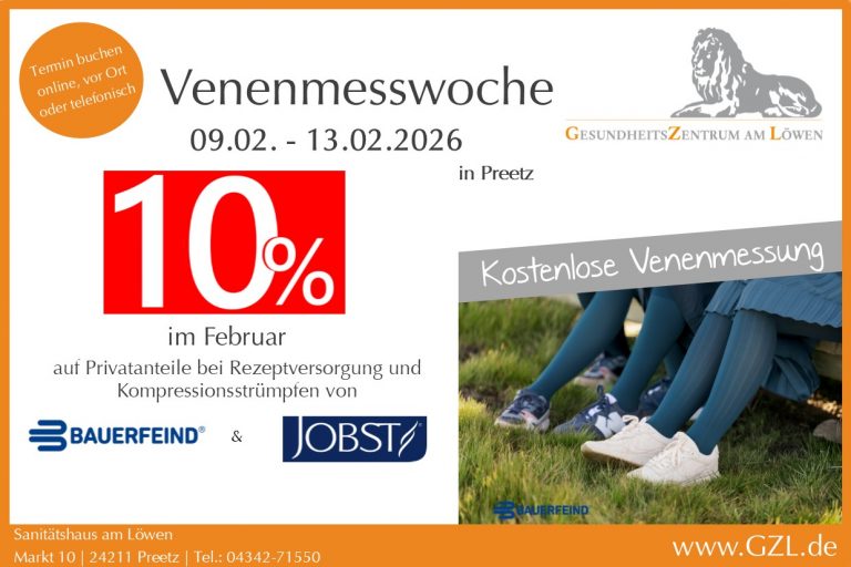 Venenmessung Februar 2026 online